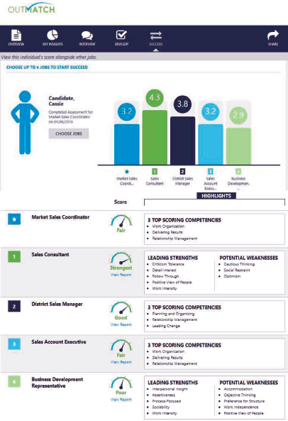 Pre-employment  Assessments - OutMatch for Managers, Professionals, Executives - can do Hourly, Sales, Managers, Professionals, Executives - pre-employment selection, OutMatch Pre-employment  Assessment System, OutMatch Assessment Platform, hiring selection, formerly Assess for Managers, Professionals, Executives