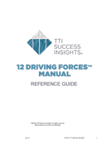 12 Driving Forces Reference Guide cover - TTI Performance Systems - 12 Driving Forces Reference Guide, TTI 12 driving forces reference manual - TTI 12 Driving Forces