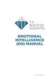 Emotional Quotient Manual, EQ Manual, Emotional Intelligence manual, emotional quotient manual, emotional intelligence manual - TTI Performance Systems, Target Training International, TTI emotional quotient manual, eq manual, emotional intelligence manual