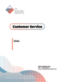 TTI Success Insights Customer Service online assessment report cover - Customer Service assessment - TTI Performance Systems online assessments