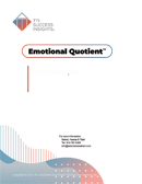 TTI Emotional Quotient, EQ report cover - Emotional Intelligence assessment - TTI Performance Systems - TTI emotional quotient, eq, emotional intelligence assessment