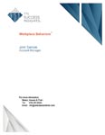 TTI Workplace Behaviors online assessment report cover - TTI Performance Systems - TTI DISC assessments