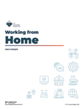 Working from Home - working from home online assessment report cover page sample - TTI DISC assessment, Working From Home PLUS, Working From Home management, working from home, Working From Home management, Working From Home plus- TTI Performance Systems - TTI